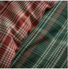 Bennet Check Duvet Cover Set Green