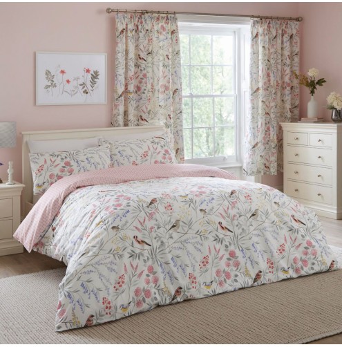 Caraway Duvet Cover Set Pink