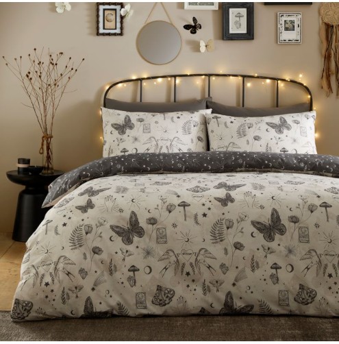Celeste Duvet Cover Set Grey