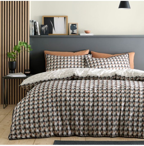 Jett Duvet Cover Set Brown