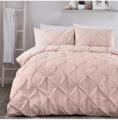 Lara Duvet Cover Set Blush