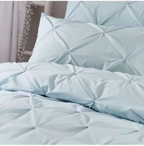 Lara Duvet Cover Set Duck Egg