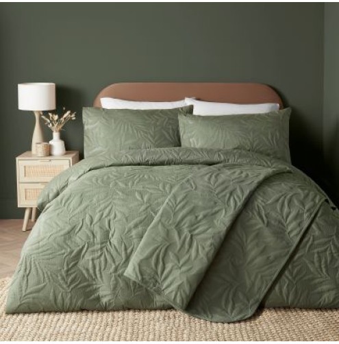 Luana Duvet Set Dark Green