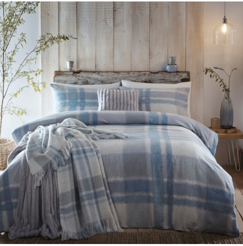 Verbier Duvet Cover Set Blue