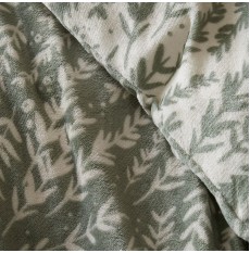 Winter Foliage Duvet Cover Set Green