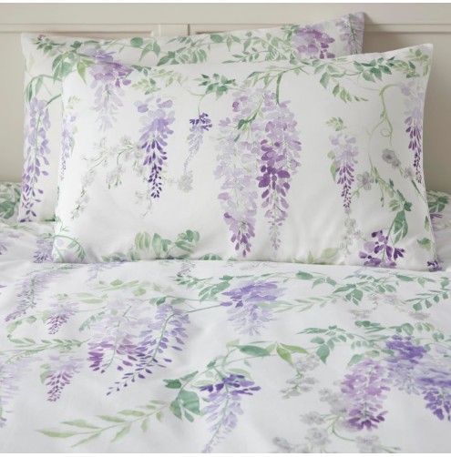 Wisteria Duvet Cover Set Lilac