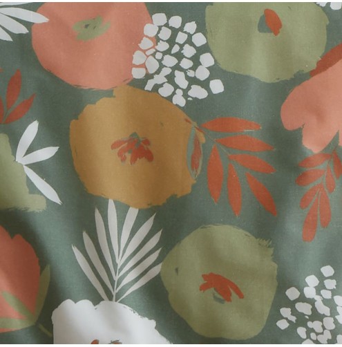 Yasmin Duvet Cover Set Green