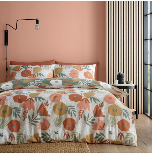 Yasmin Duvet Cover Set Green