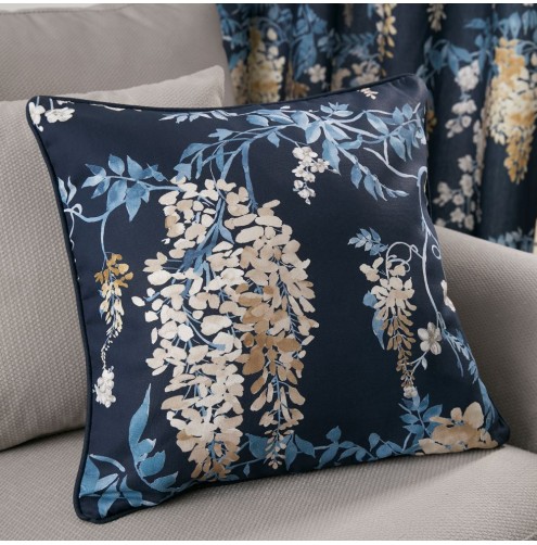 Wisteria Cushion Cover Only Navy