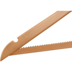 Apollo Wooden  Hangers Curved Teeth with Rings