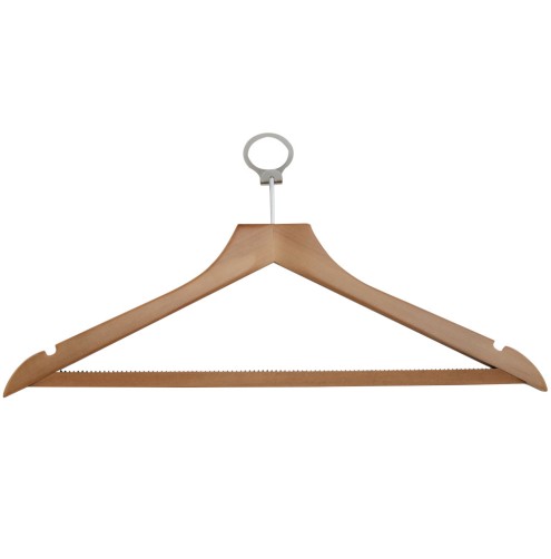 Apollo Wooden  Hangers Curved Teeth with Rings