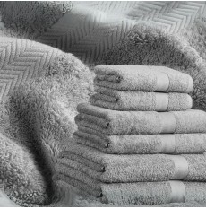 Luxury Hand Towel Silver Luxury Hand Towel Silver