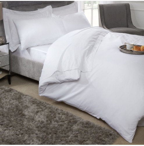 Egyptian Cotton 200 Thread Duvet Cover - White
