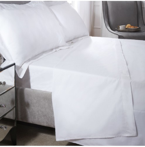 Egyptian 200 Thread Fitted Sheets – White