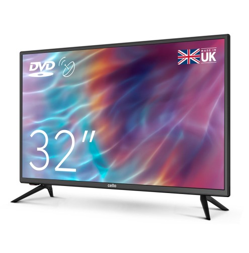 Cello 32″ HD LED TV with DVD Player and Freeview