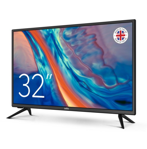 Cello 32″ HD Ready LED Digital TV, built-in Freeview 
