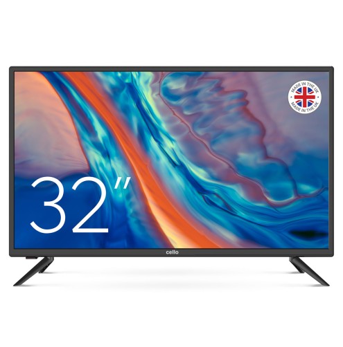 Cello 32″ HD Ready LED Digital TV, built-in Freeview 