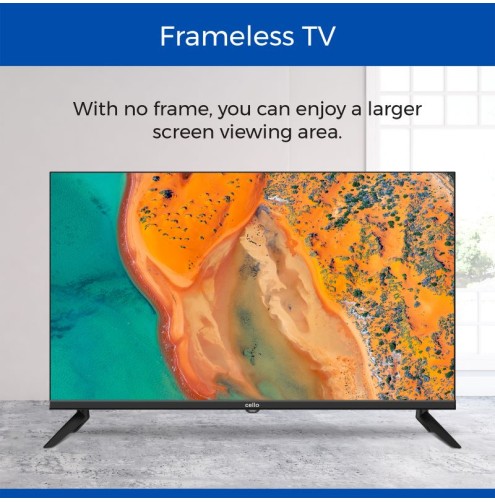 Cello 32″ Smart TV, Freeview Play & Frameless Bezel