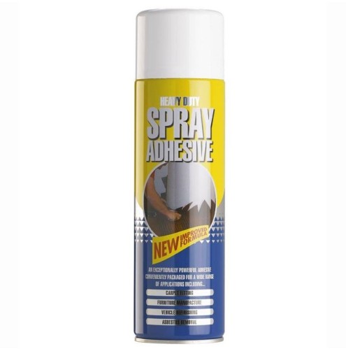 Heavy Duty Spray Adhesive 500ml Can