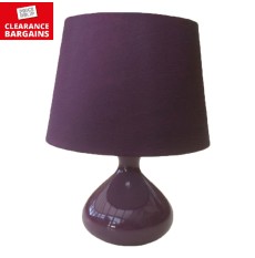 13" Table Lamp Plum (Disc)