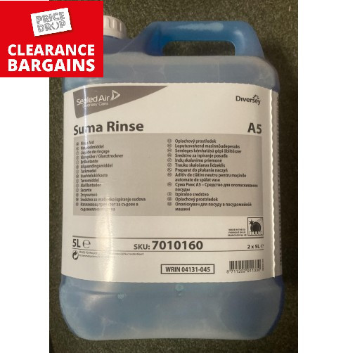 Suma Rinse Aid 5L Case of 2 (DIsc)