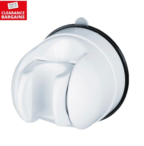 Gecko Tilting Shower Head Holder White (Disc)