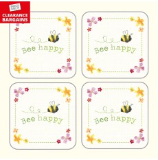Bee Happy Placemats Set Of 4 (Disc)