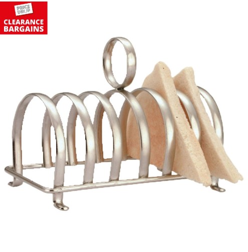 Toast Rack 7 Bar Silver (Disc)