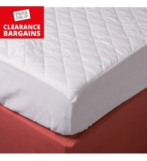 Cap Style Polycotton Quilted waterproof Mattress Cover 75" X 48"  (190cm x 122cm) (Disc)