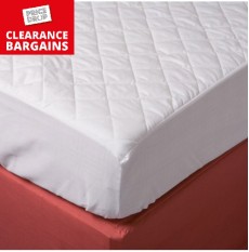 Cap Style Polycotton Quilted waterproof Mattress Cover 75" X 48"  (190cm x 122cm) (Disc)