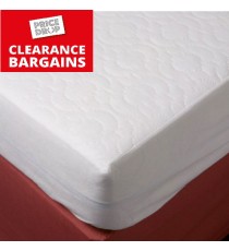 Cap Style Polycotton Quilted waterproof Mattress Cover 72" X 24"    (183cm x 61cm) (Disc)