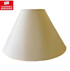 Lampshade 11ins Dia Cream (Disc)