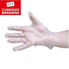 Polythene Gloves L (Disc)