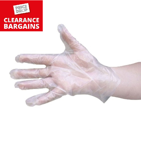 Polythene Gloves L (Disc)