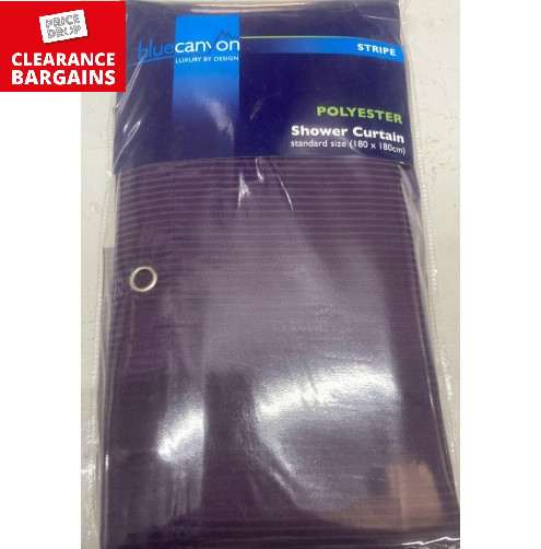 Shower Curtain Purple (Disc)