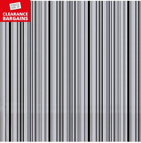 Peva Stripe Shower Curtain (Disc)