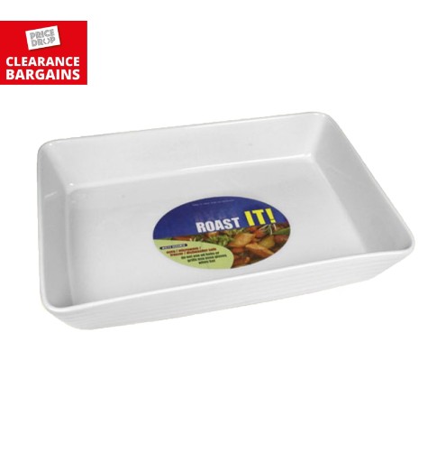 Ribbed Roaster White (Disc)