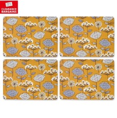 Placemats (Retro Meadow) Set of 4 (Disc)