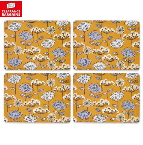Placemats (Retro Meadow) Set of 4 (Disc)
