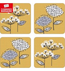 Coasters (Retro Meadow) Set of 4 (Disc)