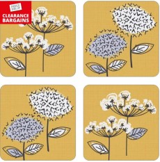 Coasters (Retro Meadow) Set of 4 (Disc)