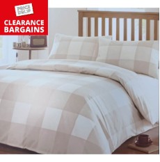 Newquay Duvet Cover Set Double in Natural (Disc)