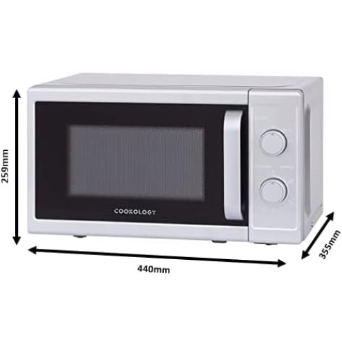 Cookology Freestanding Microwave Silver - CMAFS20LSL 