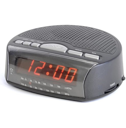 Lloytron 'Daybreak' Alarm Clock Radio - Black Lloytron 'Daybreak' Alarm Clock Radio - Black