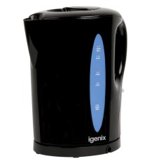 Igenix Cordless 1.7 Lt Black Kettle