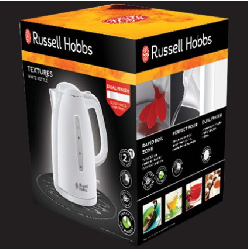 Russell Hobbs Kettle 1.7Ltr in White Russell Hobbs Kettle 1.7Ltr in White