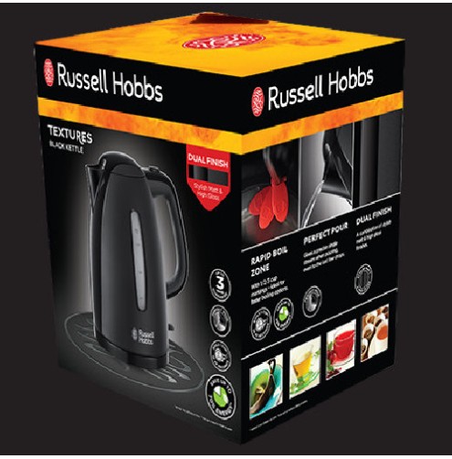 Russell Hobbs Kettle 1.7Ltr in Black Russell Hobbs Kettle 1.7Ltr in Black