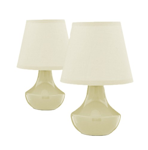 Table Lamp 11" Cream Pack 2