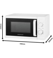 Cookology Freestanding Microwave Silver - CMAFS20LSL 