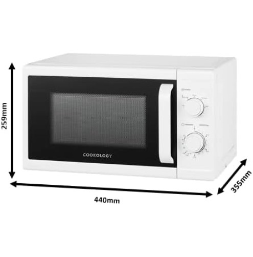 Cookology Freestanding Microwave Silver - CMAFS20LSL Cookology Freestanding Microwave Silver - CMAFS20LSL
